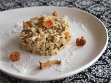 Crozets aux girolles façon risotto