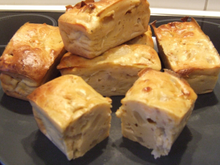 Mini-cakes au foie gras et à la poire