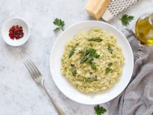 Risotto aux asperges vertes et parmesan