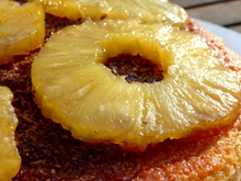 Gâteau au yaourt, au rhum et à l'ananas