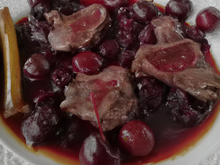 Chevreuil aux cerises