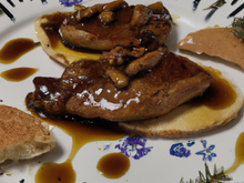 Escalopes de chevreuil au foie gras