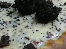 Pizza à la truffe noire