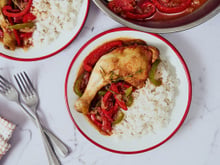 Poulet basquaise au Companion