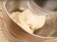 Pâte à pizza au robot