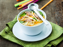 Soupe chinoise à l'agneau