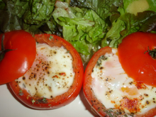 Œufs tomato-cocotte