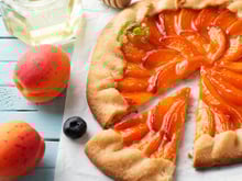 La tarte fine aux abricots