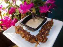 Cœurs de poulet façon Teriyaki et sa mayonnaise au wasabi