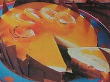 Génoise à l'abricot et au chocolat