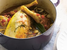 Coq au vin blanc