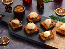 Toast de foie gras et chutney de mangue
