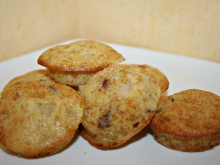 Muffins aux pommes noisettes et raisins
