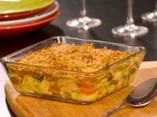 Gratin de légumes du soleil façon crumble