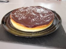Flan coco et chocolat comme un bounty