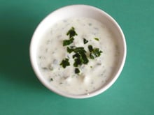 Sauce bulgare au persil