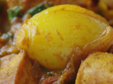 Recette indienne de tofu aux petits oignons