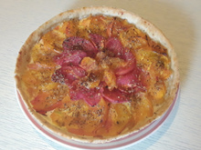 Tarte à la tomate et St-Marcellin à la provençale