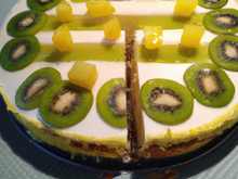 Gâteau léger citron kiwi