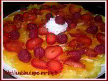 Carpaccio d'ananas à l'orange