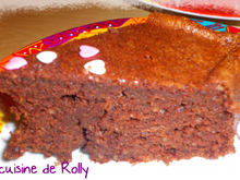 Gâteau au chocolat et lait de coco