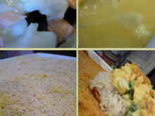 Gratin de poisson aux courgettes et curcuma