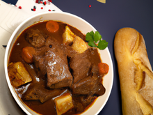 Bœuf bourguignon au pain d'épices