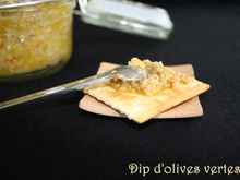 Dips d'olives vertes