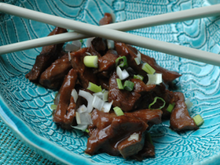 Bœuf sauté à la sauce d'huître