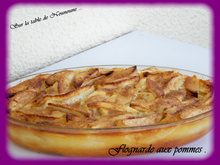 Flognarde aux pommes