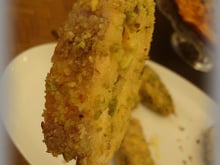 Sucettes gourmandes saumon et pistaches