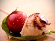 Brochette Mozzarella-tomate