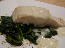 Saumon, crème à l'infusion de citronnelle