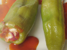 Piments farcis au fromage de brebis