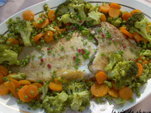 Merlu aux petits légumes