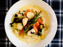 Blanquette de poulet à l’estragon