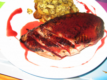 Filet de canard à la grenade