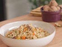 Salade de boulgour au potimarron rôti et Noix de Grenoble AOP