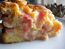 Gâteau à la rhubarbe classique