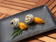 Escargot de sole en brochette