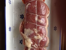 Magret de canard au jambon cru