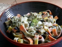 Tagliatelles au cabillaud sauce cerfeuil