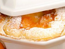 Clafoutis aux abricots caramélisés