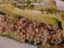 Charlotte d'agneau aux courgettes