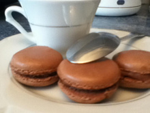 Macarons chocolat et mars