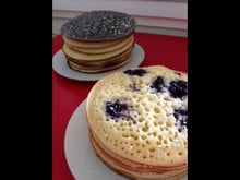 Pancakes aux myrtilles