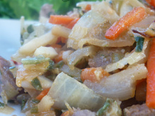 Wok de kangourou