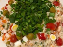 Salade de riz maraîchère