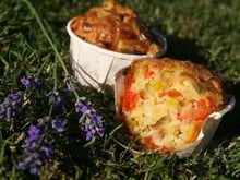 Muffins aux légumes d'été