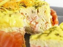 Saumon en Cheese cake